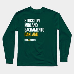 "Homegrown Series" Oakland: Doo (Green) Long Sleeve T-Shirt